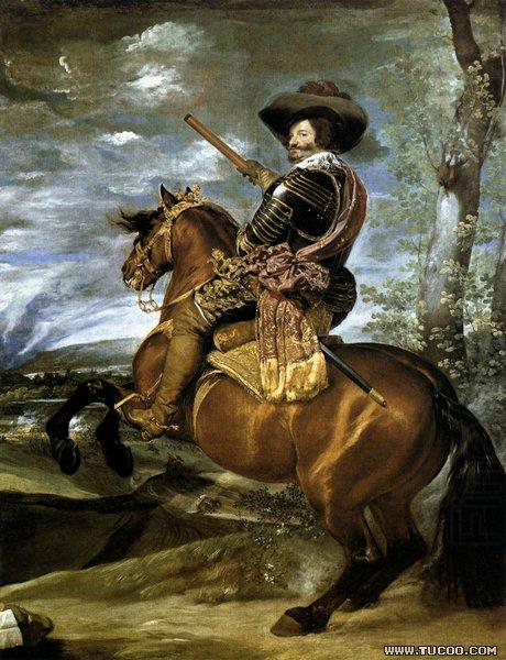unknow artist The Count-Duke of Olivares on Horseback 1634 oil painting picture